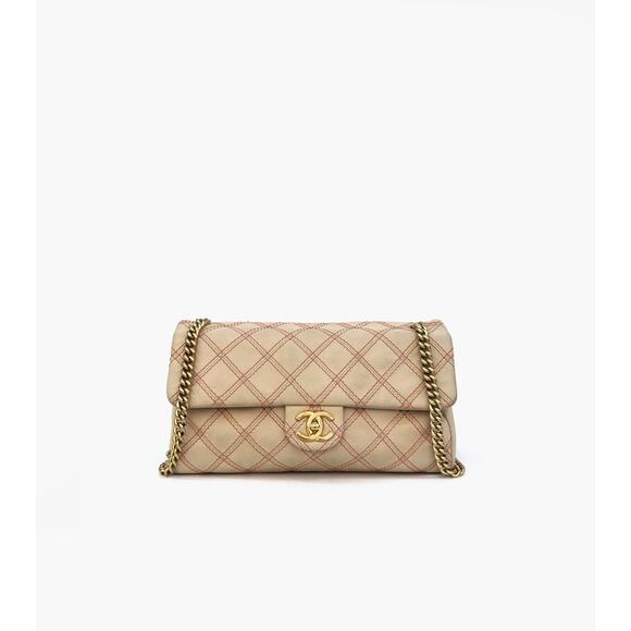 CHANEL Pink Wildstitch Shoulder Bag A-A22607 - Picture 1 of 10
